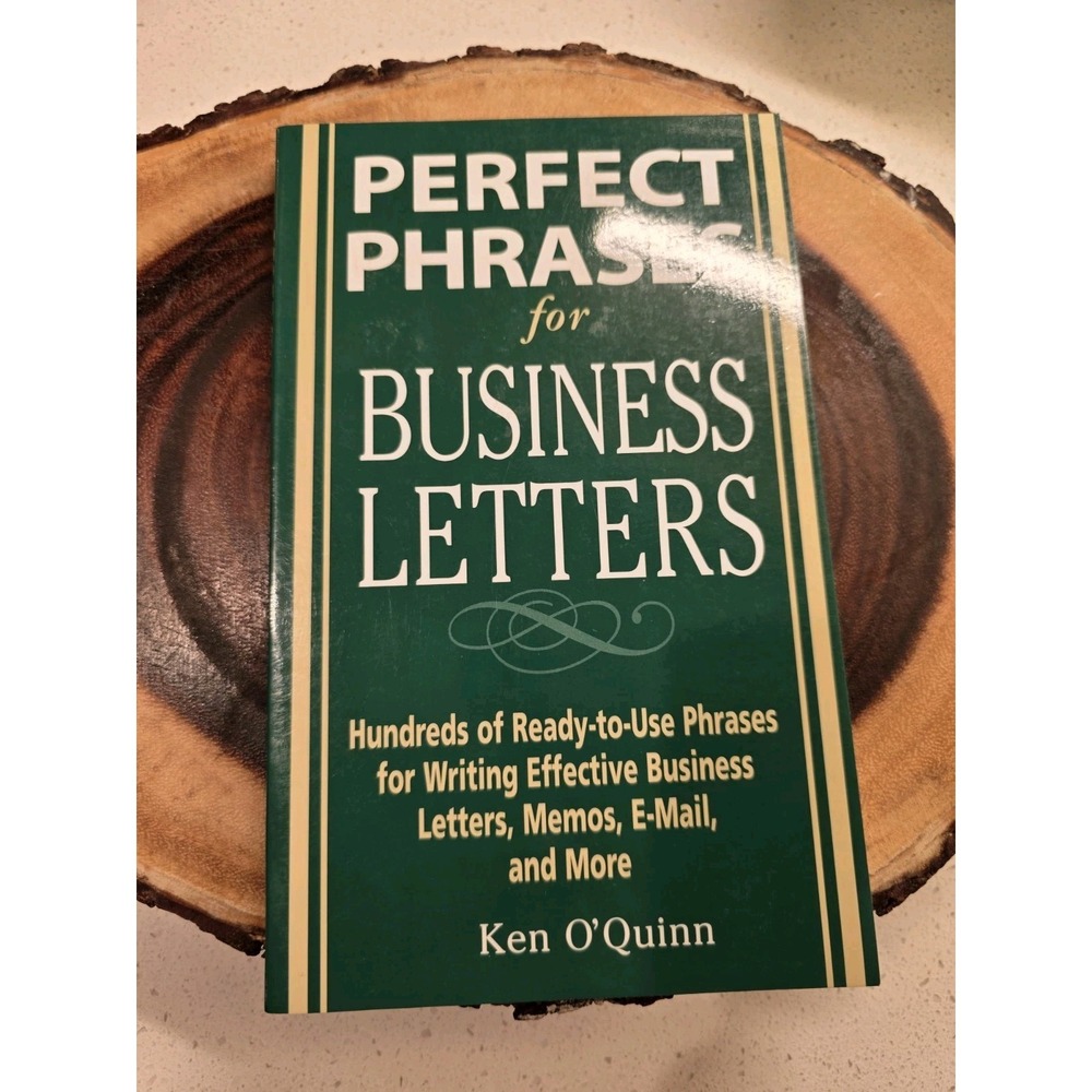 Perfect Phrases for Business Letters Paperback Ken O'Quinn